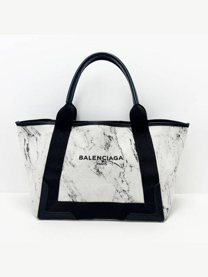 White marble canvas mini tote bag 4VVCB31163 - BALENCIAGA - BALAAN 2