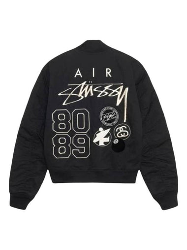 Reversible Bomber Jacket Black - NIKE - BALAAN 1