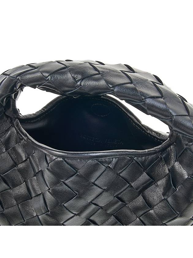 Intrecciato Mini Hop Tote Bag Black - BOTTEGA VENETA - BALAAN 10