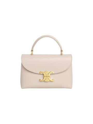 Teen Nino Shiny Calfskin Cross Bag Pale Beige - CELINE - BALAAN 1