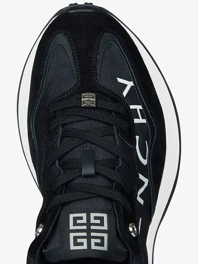 GIV Runner Low Top Sneakers Black - GIVENCHY - BALAAN 8