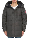 Carson Hooded Padding Parka Grey - CANADA GOOSE - BALAAN 3