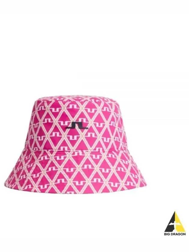 Hat Rosa Print Bucket Hat GWAC09762 S193 Women's Rosa Print Bucket Hat - J.LINDEBERG - BALAAN 2