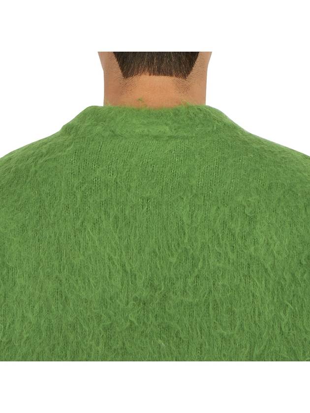 Mohair Wool Jumper Knit Top Green - ACNE STUDIOS - BALAAN 8