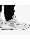 Men's Marathon Runner Low Top Sneakers White Silver - AXEL ARIGATO - BALAAN 2