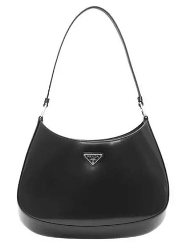 Cleo brushed leather shoulder bag - PRADA - BALAAN 1