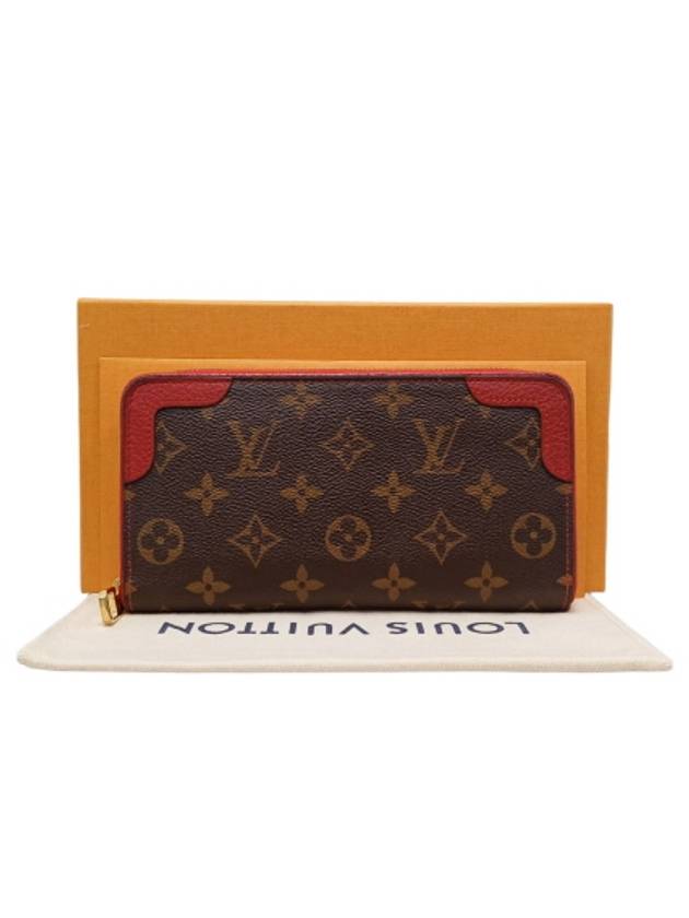 M61854 Monogram Canvas Cherry Leather Trim Retiro Wallet Long - LOUIS VUITTON - BALAAN 8