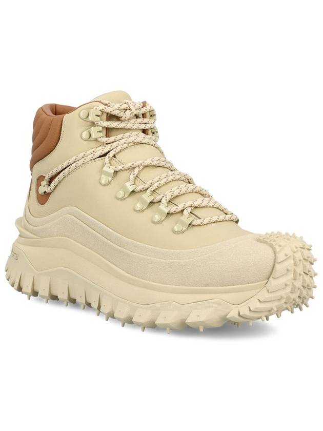 Trail Grip GTX Nubuck High Top Sneakers Desert Sand - MONCLER - BALAAN 3