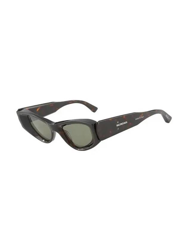 Sunglasses BB0243S 002 002 HAVANA HAVANA GREEN - BALENCIAGA - BALAAN 4