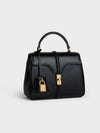 16 Calfskin Mini Shoulder Bag Black - CELINE - BALAAN 7