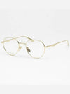 Eyewear Round Metal Glasses Gold - GUCCI - BALAAN 5