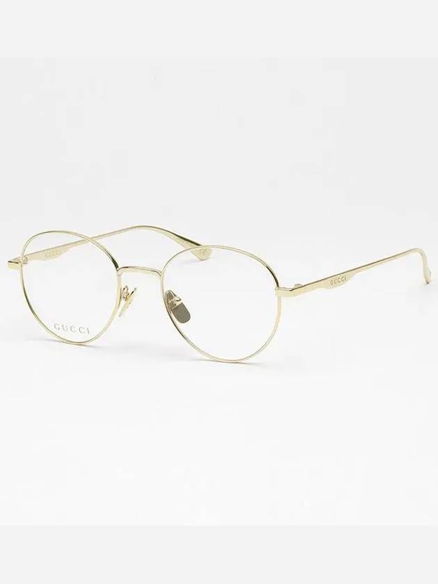 Eyewear Round Metal Glasses Gold - GUCCI - BALAAN 5