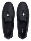 CD Diamond Grained Calfskin Loafers Black - DIOR - BALAAN 7