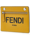 Peekaboo Pocket Clutch Bag Yellow - FENDI - BALAAN 3