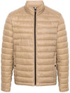 Logo Padding Jacket Beige - HUGO BOSS - BALAAN 1