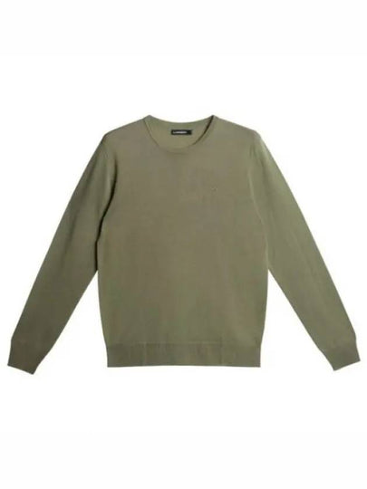 Lyle Light Merino Wool Knit Top Oil Green - J.LINDEBERG - BALAAN 2