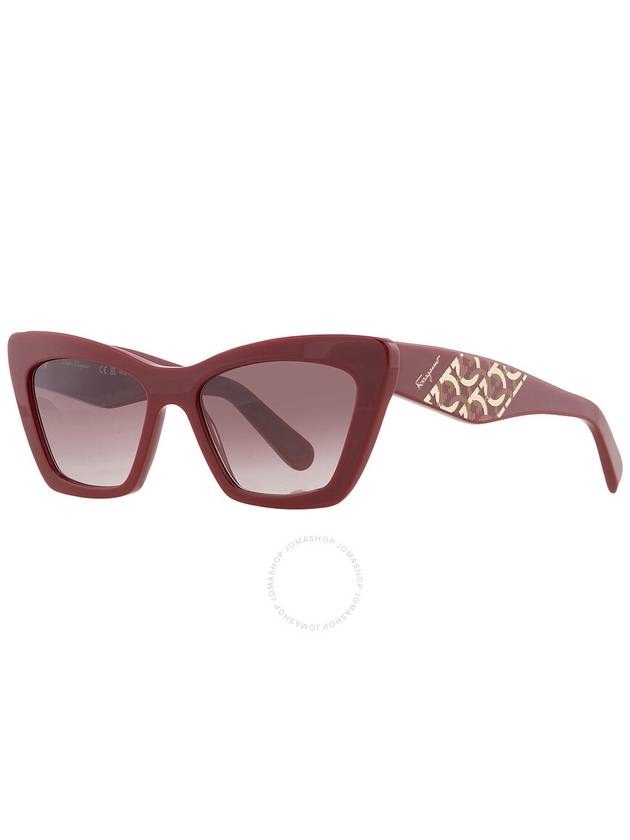 Salvatore Ferragamo Bordeaux Gradient Cat Eye Ladies Sunglasses SF1081SE 603 55 - SALVATORE FERRAGAMO - BALAAN 3