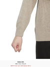 Small Heart Logo Extrafine Merino Wool Turtleneck Beige - AMI - BALAAN 10