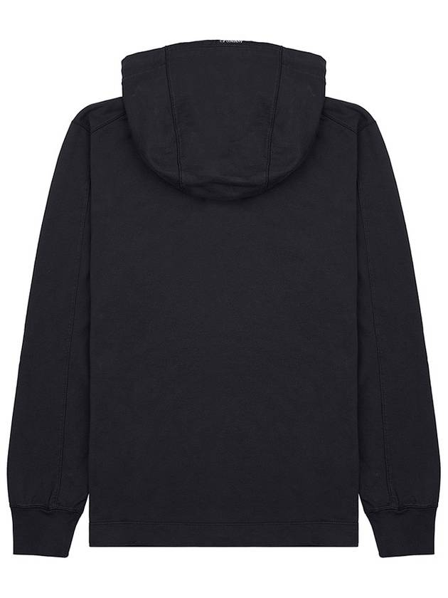 Men's Lens Wappen Fleece Hoodie Black - CP COMPANY - BALAAN 3