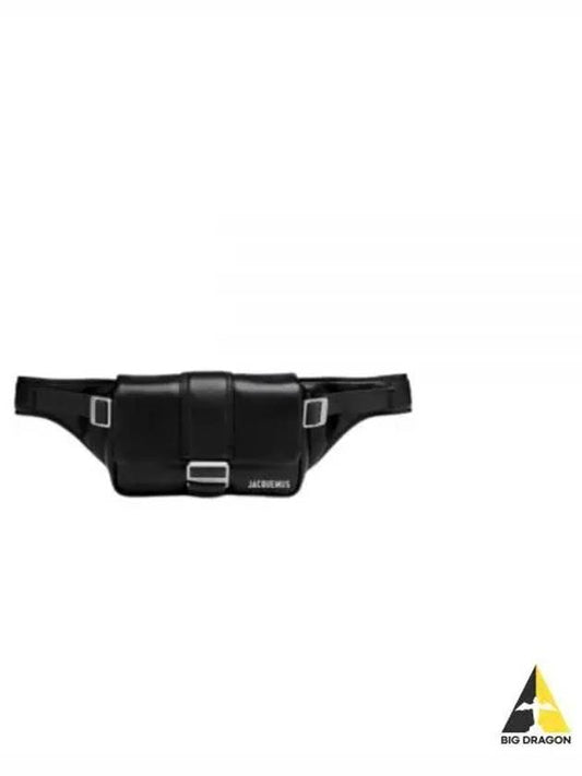 La Banane Bambimou Flap Belt Bag Black - JACQUEMUS - BALAAN 2