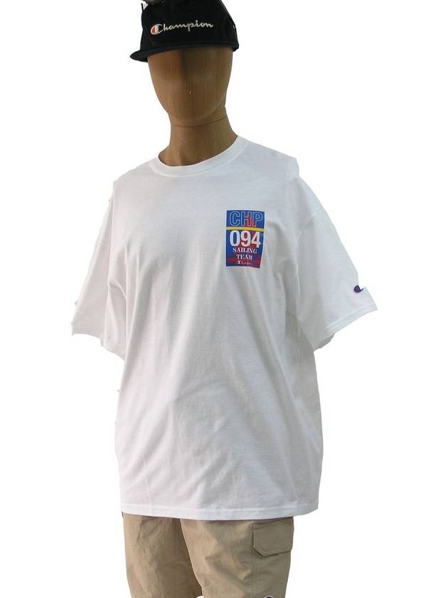 Men's short sleeve luxury t-shirt hydra sport Rochester New York white - CHAMPION - BALAAN 3