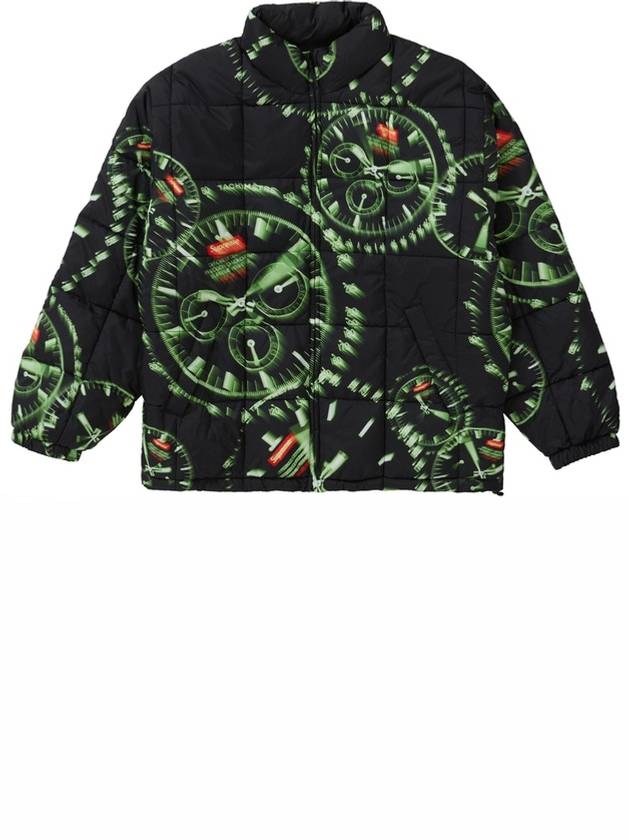 Watches Reversible Puffy Jacket Black - SUPREME - BALAAN 3