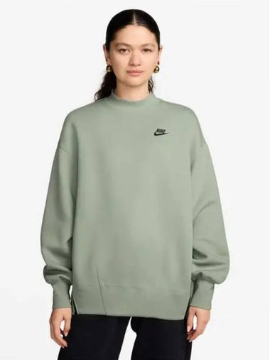 Women s Sportswear Tech Fleece Oversized Crew Neck Sweatshirt 370 - NIKE - BALAAN 1