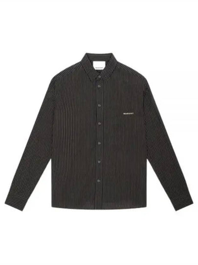 Jasolo Striped Long Sleeve Shirt Black - ISABEL MARANT - BALAAN 2