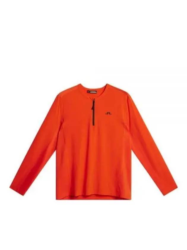 Men's Tomas Pro Pack Long Sleeve T-Shirt Tangerine Tango - J.LINDEBERG - BALAAN 2