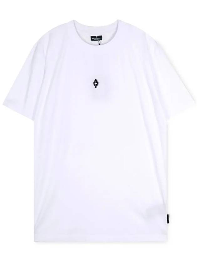 Back Graphic Cotton Short Sleeve T-shirt White - MARCELO BURLON - BALAAN 2