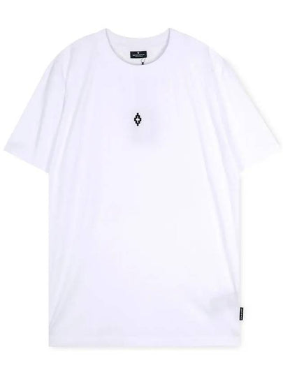 Back Graphic Cotton Short Sleeve T-shirt White - MARCELO BURLON - BALAAN 2