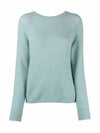 Women's Kiku Knit Top Light Blue - MAX MARA - BALAAN.