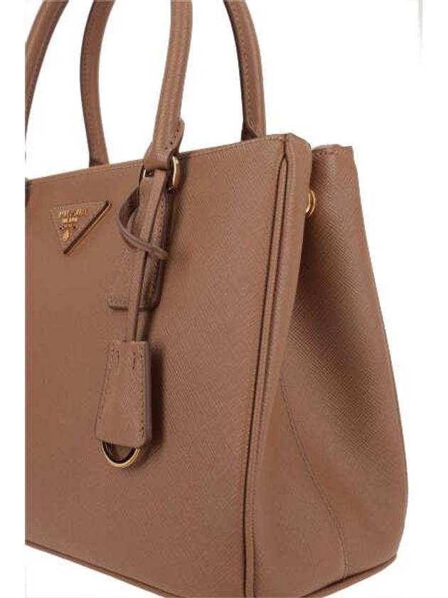 Galleria Saffiano Leather Medium Tote Bag Caramel - PRADA - BALAAN 4