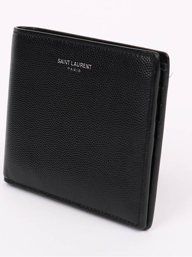 Black Classic Logo Men s Bicycle Wallet 396307 - SAINT LAURENT - BALAAN 3