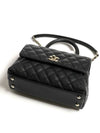 Coco Classic Small Flap Tote Bag Black - CHANEL - BALAAN 7