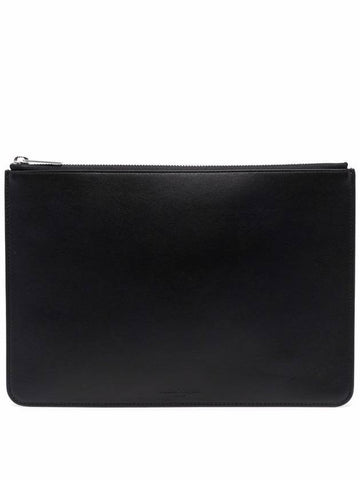 two-tone clutch bag black beige - MAISON MARGIELA - BALAAN.