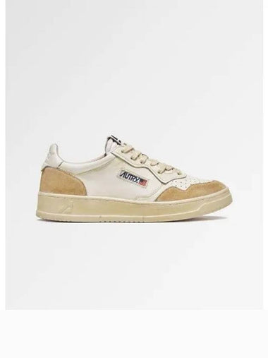 Medalist vintage sneakers in leather yellow white - AUTRY - BALAAN 1