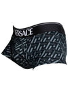 La Greca Logo Band Boxer Briefs Black Grey - VERSACE - BALAAN 3