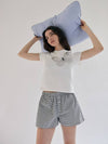Butterfly print short sleeve T-shirt_white Butterfly T shirt_white - MADIN - BALAAN 3