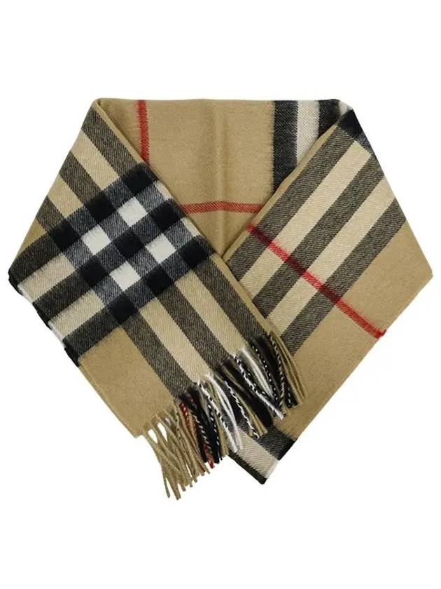 Classic Giant Check Muffler Brown - BURBERRY - BALAAN 5