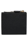 Saffiano Smooth Leather Small Half Wallet Black - PRADA - BALAAN 6