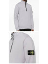 Garment Dyed Cotton Fleece Anorak Grey - STONE ISLAND - BALAAN 6