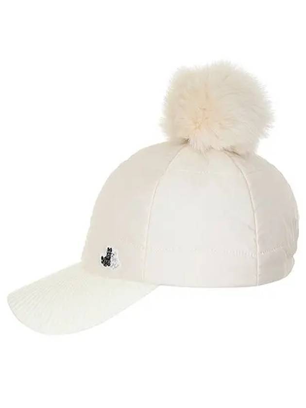 Women s padded ball cap 8412LDAP WHITE - BLACK&WHITE - BALAAN 3