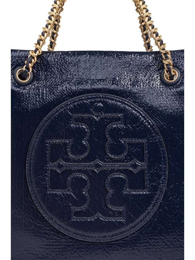 Tory Burch Bag Ella In Shopper Style, Women's, Navy Blue - TORY BURCH - BALAAN 6