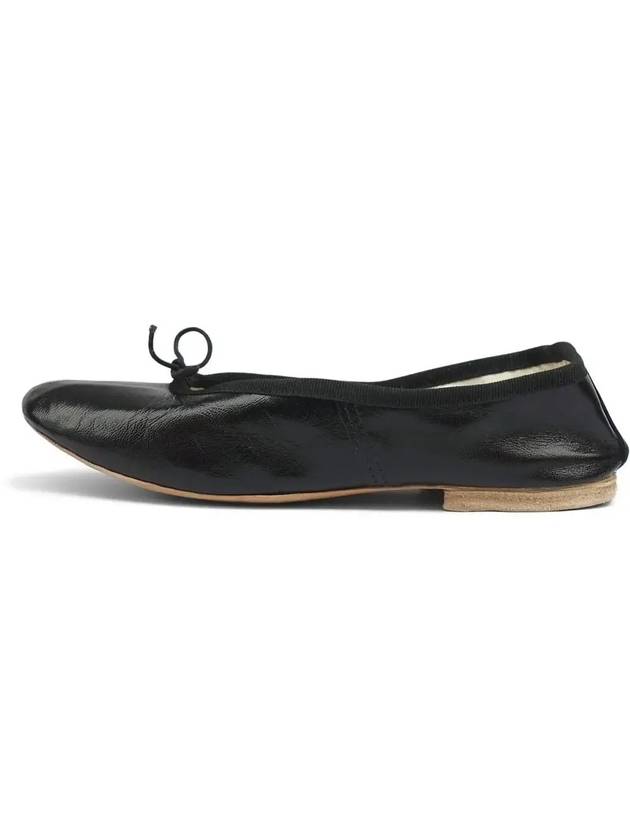 Women s Leather Flats Ballerina Black - PORSELLI - BALAAN 1