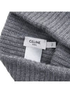 Triomphe Heritage Cashmere Beanie Medium Grey - CELINE - BALAAN 10