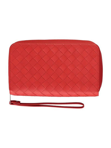 Intrecciato Long Wallet Red - BOTTEGA VENETA - BALAAN 1