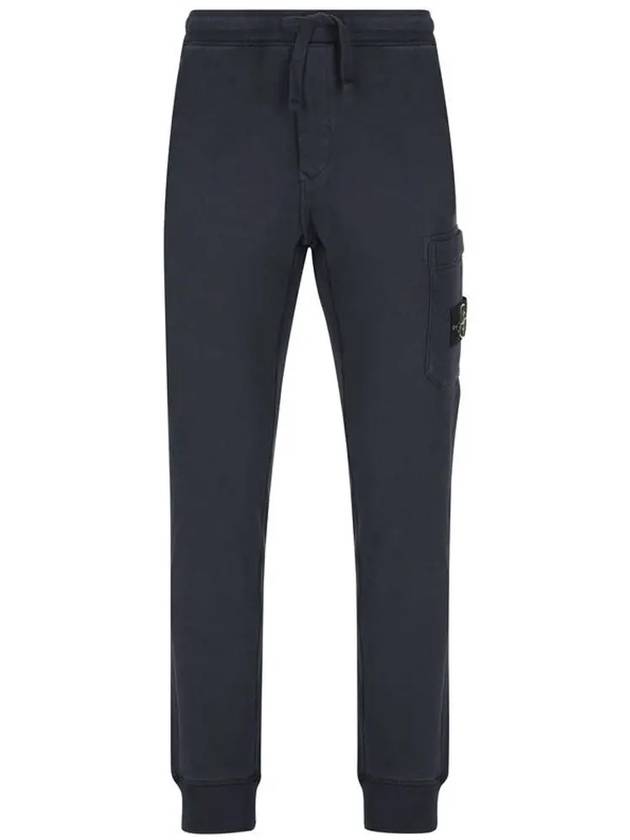 Men's Wappen Patch Training Jogger Pants Navy - STONE ISLAND - BALAAN 3