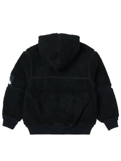 Sherpa Hooded Jacket Black - PALACE - BALAAN 2