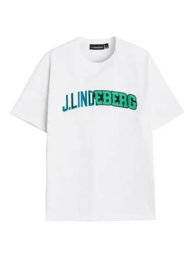 Camilo Graphic Short Sleeve T-Shirt White - J.LINDEBERG - BALAAN 2